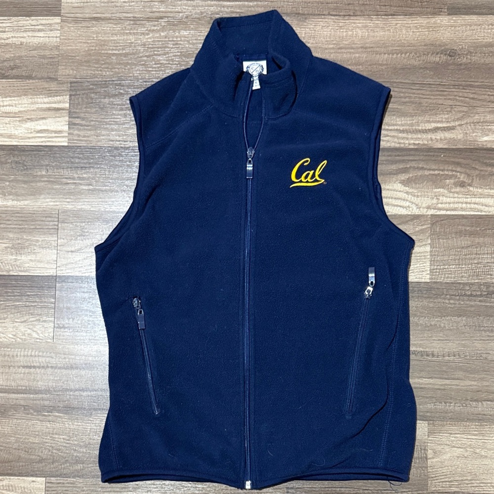Vintage Y2k Cal Bears Fleece Sweater Vest